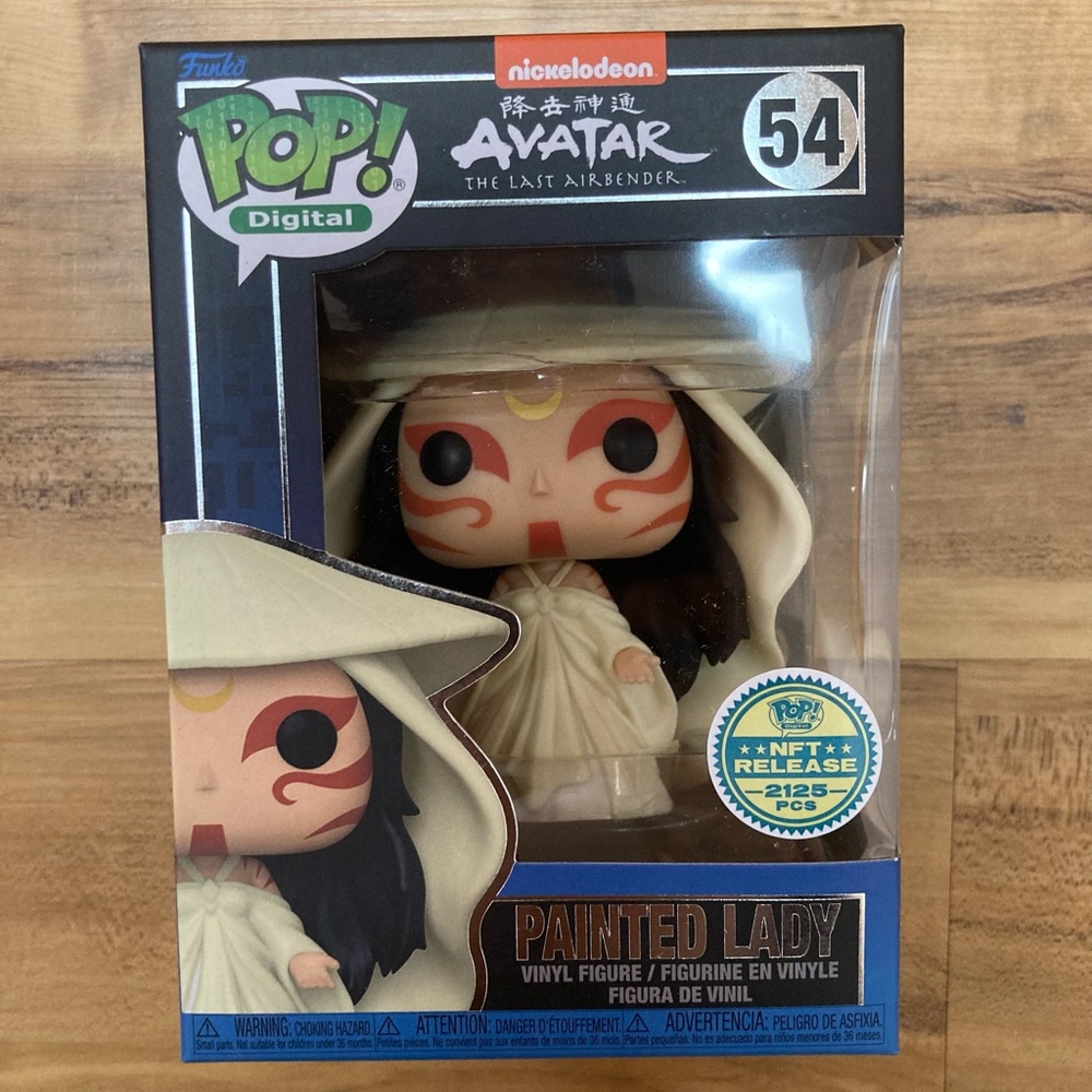 Funko Pop Painted Lady Legendary Exclusive Avatar The Last Airbender #54 LE 2125